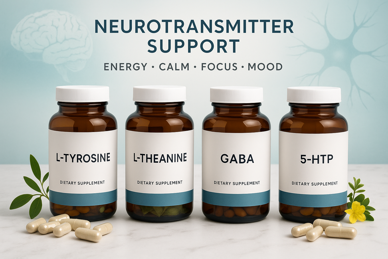 Supplements That Support Neurotransmitters: For Low Energy, Anxiety, and Stress