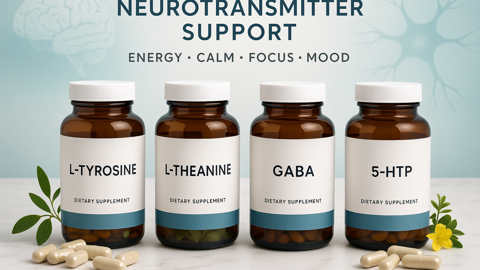 Supplements That Support Neurotransmitters: For Low Energy, Anxiety, and Stress