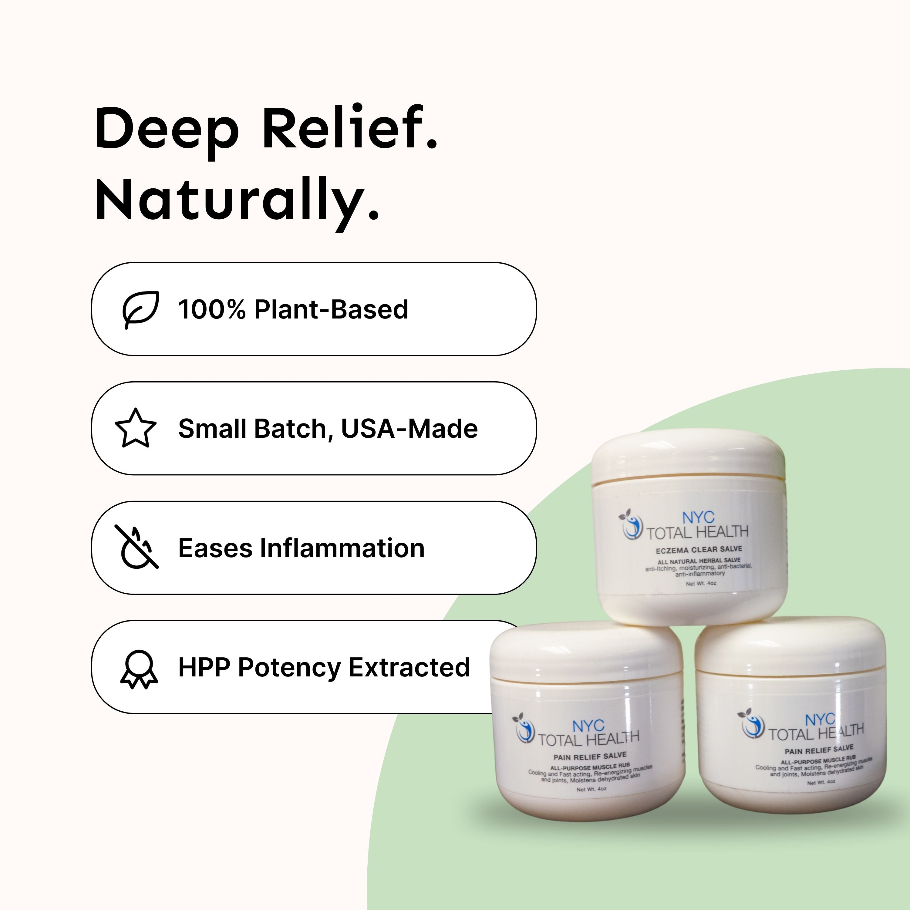 Natural Relief Salves